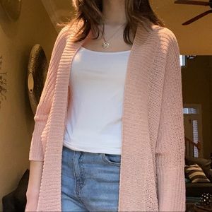 🌸3/$12🌸 Blush Pink Open Knit Cardigan